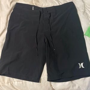 Hurley black swim shorts size 32